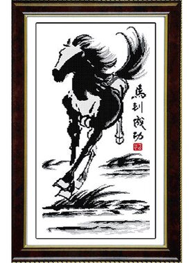 十字绣新款印花布客厅现代中式