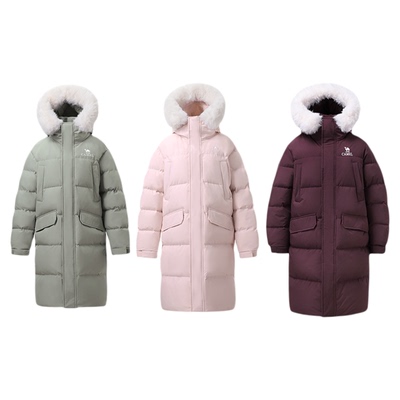 骆驼女装黑钻5Plus羽绒服男女款冬新款加厚面包服外套旗舰店正品