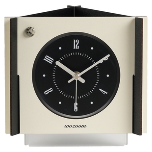 EMITDOOG中古风创意时钟摆件家居客厅装饰品法式轻奢摆放式钟表