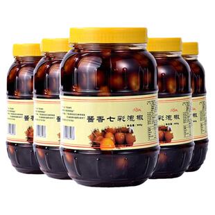 梁亚婆七彩泡椒新鲜腌制五彩椒灯笼椒开胃下饭酱香酸辣小米辣广西