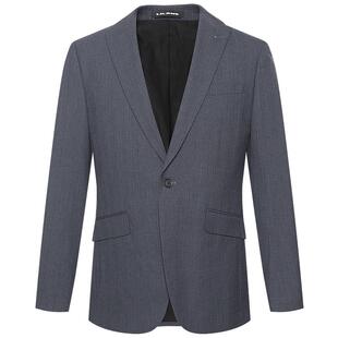 【三件套】利郎含马甲西服套装男士商务正装条纹新郎结婚西装男装