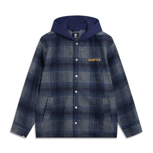 李宁反伍BADFIVE外套男士百搭新款篮球系列开衫长袖保暖运动服