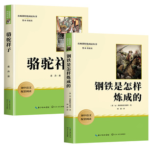 2026适用七年级下册课外书必读正版骆驼祥子和钢铁是怎样炼成的人教版原著上册初一老舍初中名著十二本语文书目课外阅读书籍7下