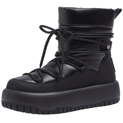 骆驼雪地靴女加绒加厚时尚