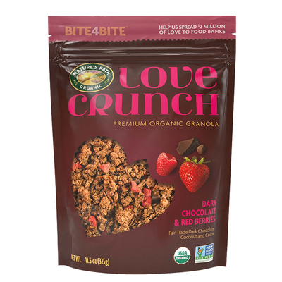 有机格兰诺拉黑巧可可烘焙燕麦片