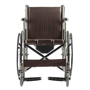 鱼跃轮椅H058B H059B带坐便多功能轻便折叠老年人代步车免充气