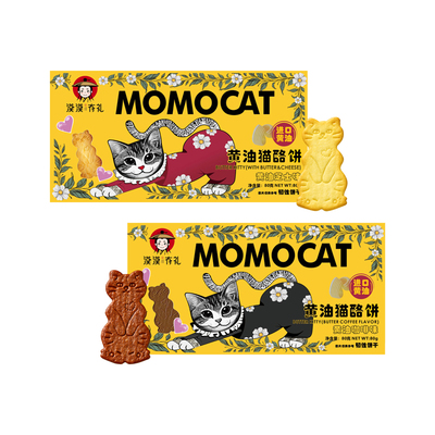 漠漠有礼黄油猫酪饼干曲奇薄脆