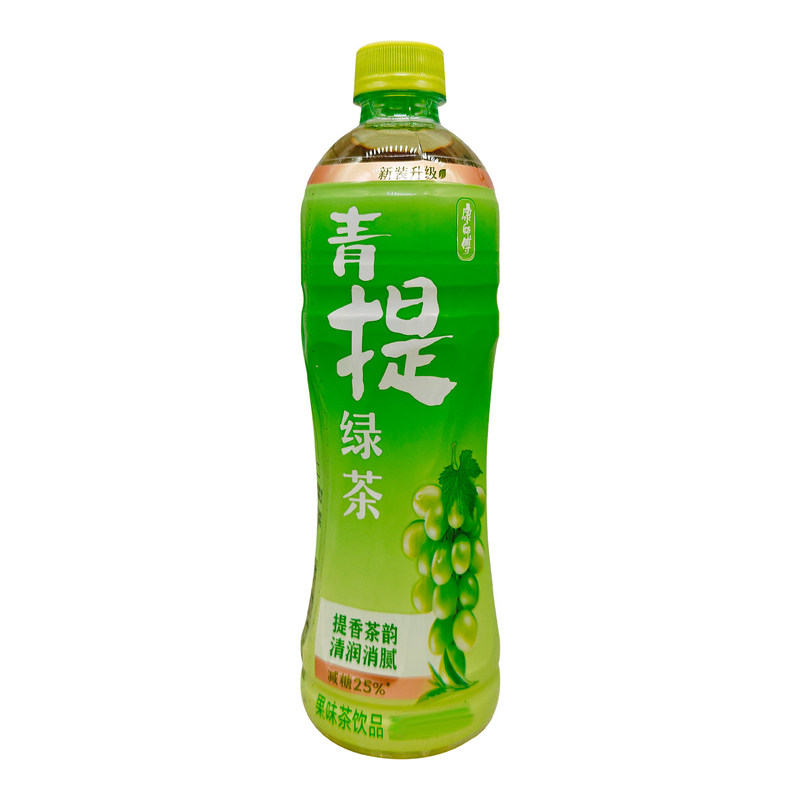 康师傅青提绿茶500ml茶饮料饮品