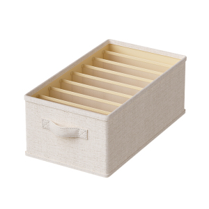 整理师推荐衣服收纳筐衣柜分层收纳盒裤子收纳神器衣物收纳箱布艺