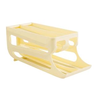 滚动鸡蛋收纳盒厨房多层斜口自动滚蛋器冰箱侧门鸡蛋托专用保鲜盒