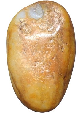 手把件洒金皮原石新疆和田玉籽料