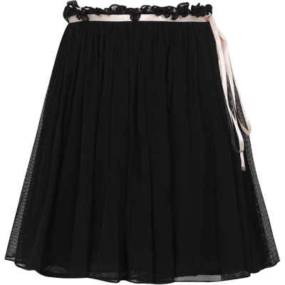 绑带短款仙女款百褶裙