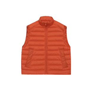 木岸muan解放橘郡羽绒马甲90白鸭绒冬季保暖打底上衣女D-JD-8535