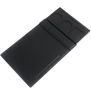 皮革A4会议夹垫板书写会议垫板写字板便签夹商务办公文件夹板定制