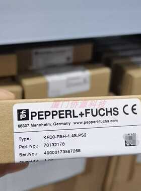 议价KFD0-RSH-1.4S.PS2倍加福隔离式安全栅 货号70132178现货量大