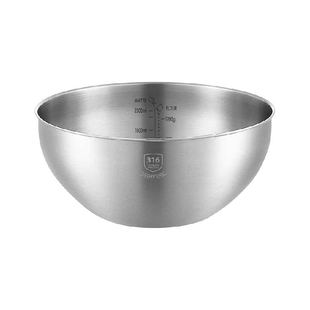 炊大皇316不锈钢盆套装可组合多规格厨房家用洗菜盆打蛋多功能盆