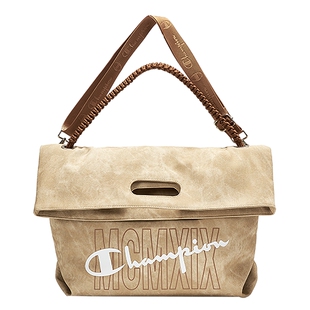 Champion冠军单肩包26春季新款折折包女大容量手提包通勤斜挎包男