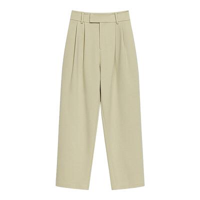 blueerdos羊毛混纺阔腿西装裤