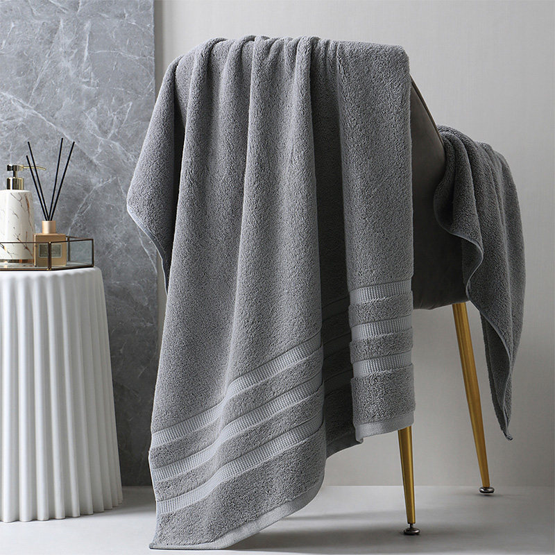 康尔馨长绒棉全棉酒店浴巾纯色吸水沐浴裹巾纯棉家用洗澡速干男女
