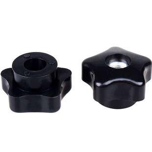 五角星型梅花手柄螺母星形旋钮螺帽电木把手梅花胶头手柄螺丝帽M5