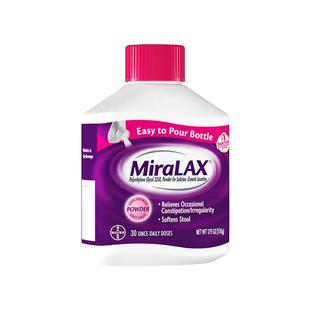 【官方旗舰店】拜耳miralax通便粉聚乙二醇3350便秘润肠进口原研