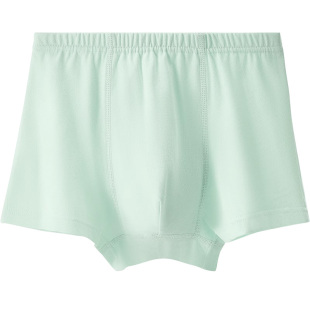 euv 男童全棉内裤儿童100纯棉a类平角不夹屁屁中小童男孩四角短裤