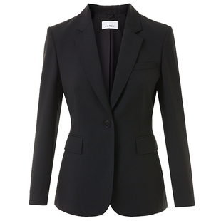 LANCY/朗姿2025年春新款气质通勤职场西装一粒扣收腰高级感外套女