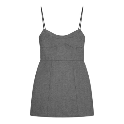 可调节细吊带基础短款连衣裙