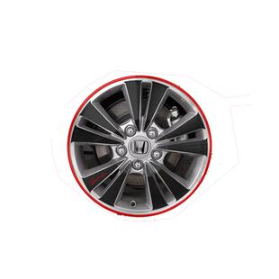 专用于本田八代雅阁轮毂贴08款老雅阁轮胎贴改装雅阁碳纤装饰贴纸