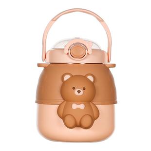 316不锈钢保温杯大号大容量吸管水杯大肚杯女生高颜值2025新款