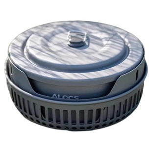 爱路客风暴炉户外便携套锅防风露营野炊锅具炉炊具酒精煮锅全套