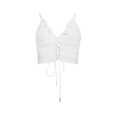 麦叙《荼白》百搭法式小吊带背心