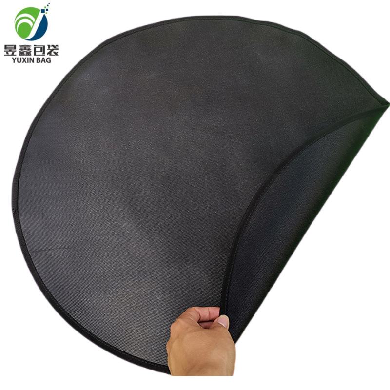 36英寸烤炉黑色圆形防火批发厂家垫硅胶火盆涂层火坑烧烤液态垫