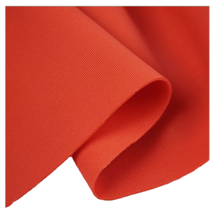 半米价 橙红色空气层 弹力针织布料 打底衫 外套女装西装服装面料