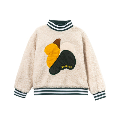 Viciusss男童时尚卫衣仿羊羔毛厚