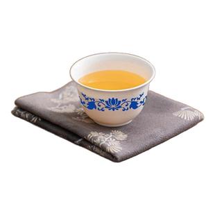 稻壳青花瓷一次性功夫茶杯加厚防烫喝茶小杯子茶具家用待客品茗杯