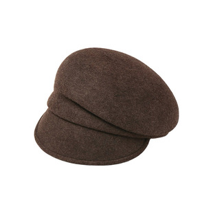 日本ca4la易梦玲章若楠同款羊毛呢马术帽秋冬百搭鸭舌帽女报童帽