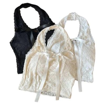 椰丝米兔纯欲挂脖上衣带胸垫