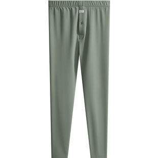 七匹狼男士秋裤纯棉线裤打底衬裤男生冬季新款全棉毛裤男式保暖裤