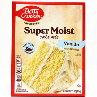 美国Betty Crocker Cake Mix魔鬼 牛奶 柠檬香草巧克力蛋糕预伴粉