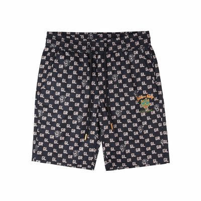 古劳吉那诺男士刺绣满身印花短裤
