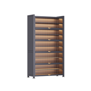 收纳柜多层储物柜新型鞋柜家用门口置物柜一体靠墙多层落地大容量