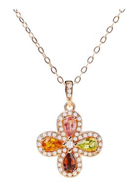 宫里上新天然宝石级碧玺项链