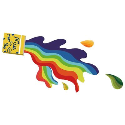 美术教室墙面装饰画室展氛围布置培训机构文化课幼儿园环创背景贴