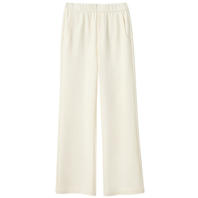 商场同款PURE TOUCH女装25秋冬软糯高腰直筒休闲裤松紧腰加厚长裤