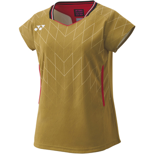 YONEX尤尼克斯羽毛球服女日本队志田千阳大赛服T恤上衣短裙20915