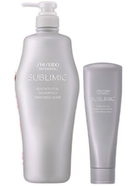 【自播间补贴】资生堂生机/轻盈/水活洗发露500ml+护发素250g组合