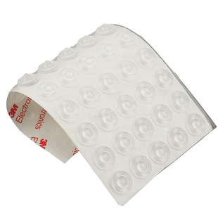 橱柜门消音胶垫粘贴式透明防撞粒防滑防碰胶粒硅胶防撞垫自粘粒