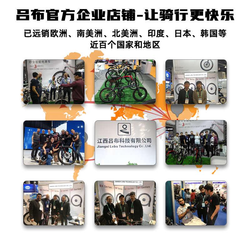 吕布云轮前置外转子电机自行车改装配件高速无刷永磁电机250W350W