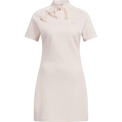 Adidas/阿迪达斯正品三叶草女士经典新中式经典运动连衣裙KB6410